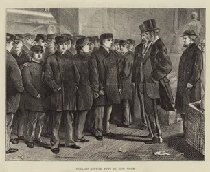 Ragazzi rifugiati inglesi a New York